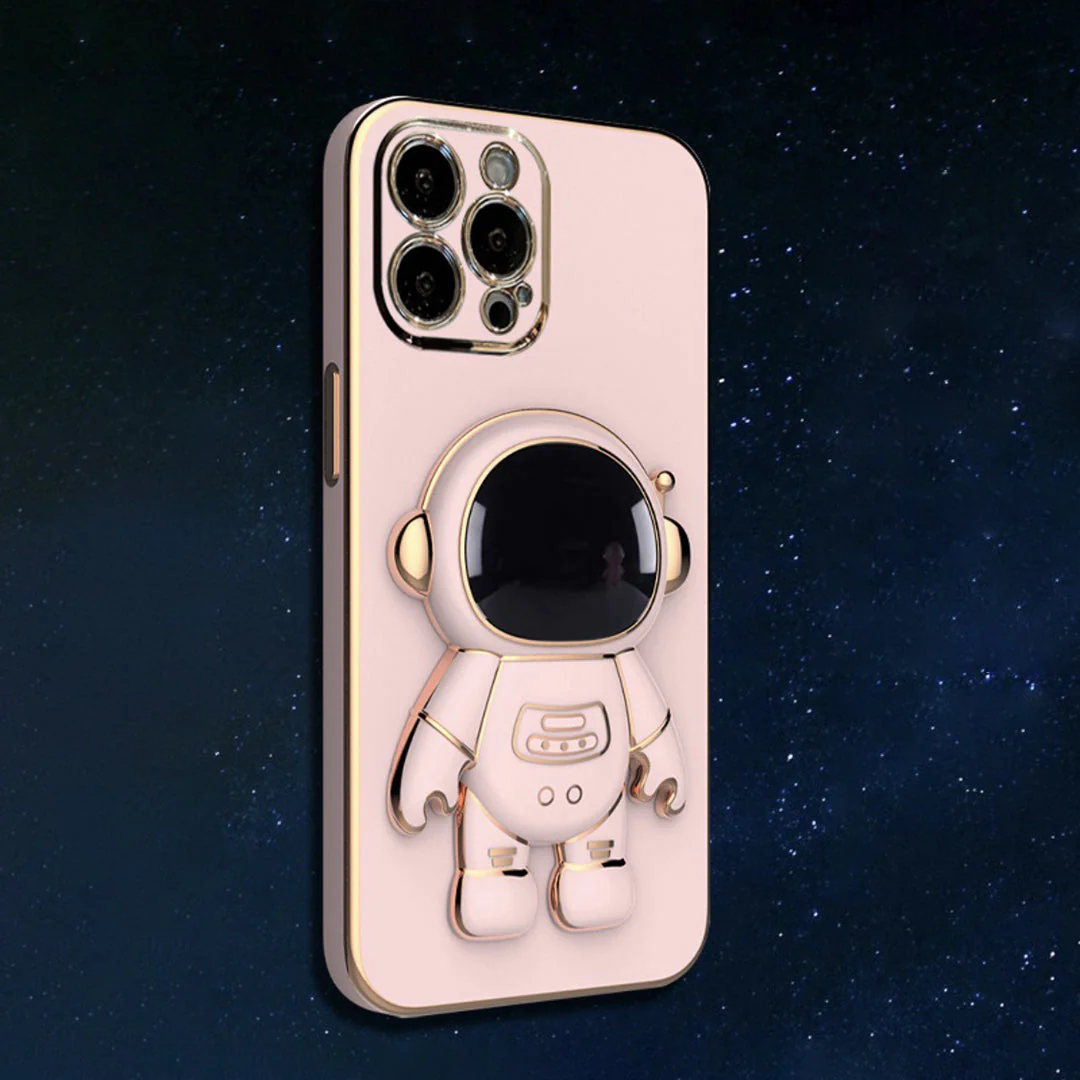 iPhone 14 Series Luxurious Astronaut Bracket Case - Image 5