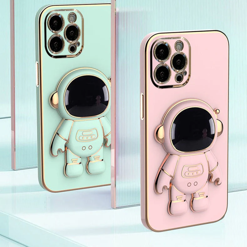 iPhone 14 Series Luxurious Astronaut Bracket Case - Image 8