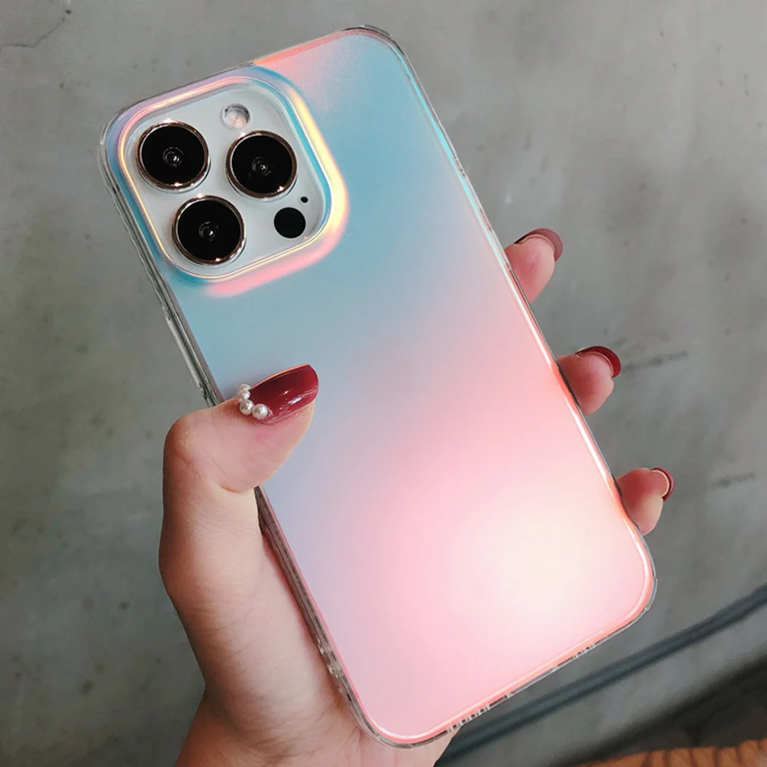 iPhone 14 Series - Laser Gradient Matte Case - Image 3
