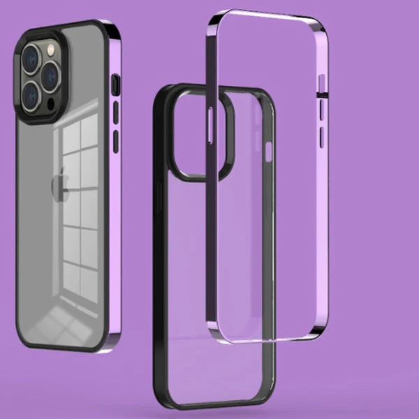 Square Plating Frame Clear Case - iPhone - Image 10