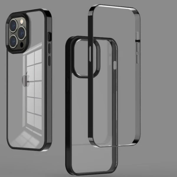 Square Plating Frame Clear Case - iPhone - Image 6