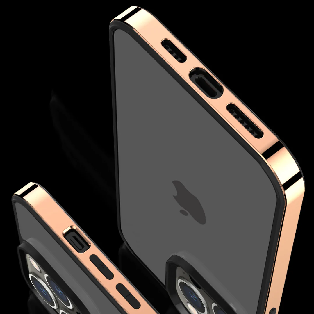 Square Plating Frame Clear Case - iPhone - Image 7