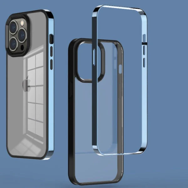 Square Plating Frame Clear Case - iPhone - Image 8