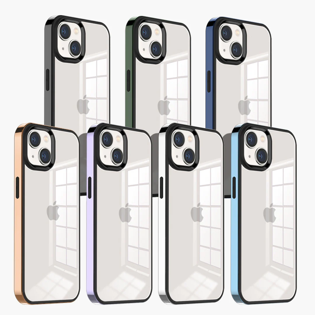 Square Plating Frame Clear Case - iPhone - Image 9