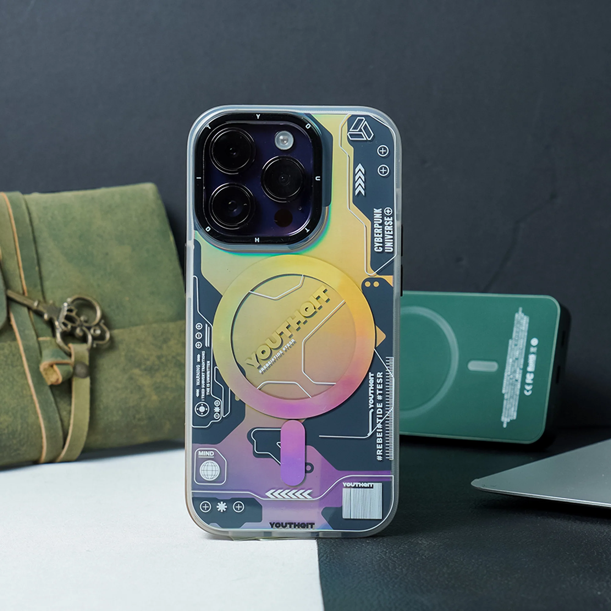 iPhone 14 Shockproof Metaverse MagSafe Shell Case - Image 7