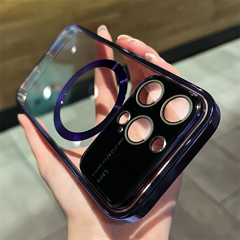 iPhone 15 Series Magnetic Plating Acrylic MagSafe Case - Image 10