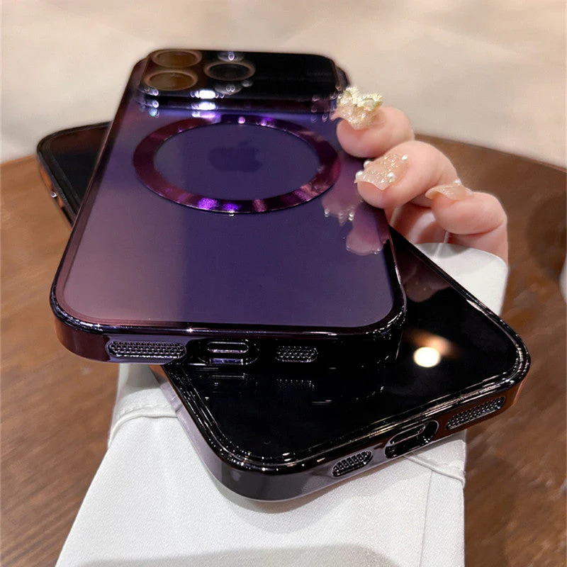 iPhone 15 Series Magnetic Plating Acrylic MagSafe Case - Image 7