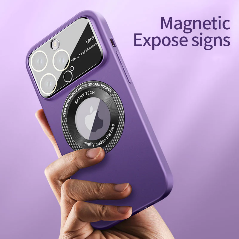 iPhone 15 Series MagSafe Glass Lens Protector Matte Case - Image 5