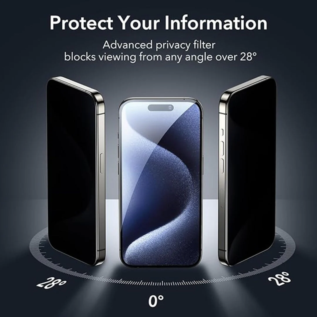 iPhone 15 Series Privacy Tempered Glass [Anti-Spy Glass] - Image 7
