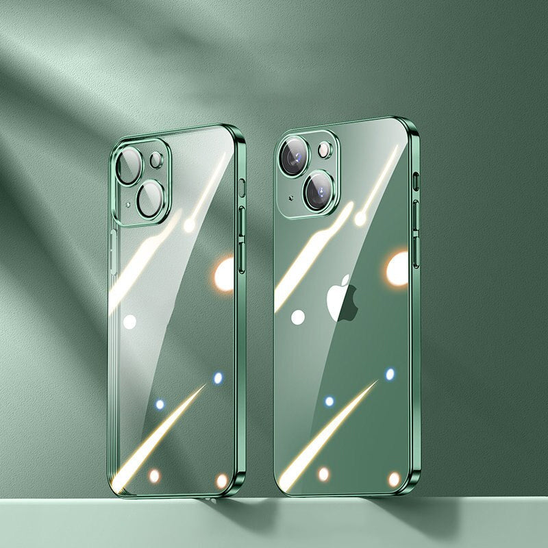 iPhone 15 Series Transparent Plating Camera Protection Case - Image 4