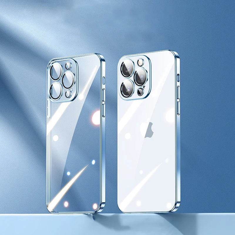 iPhone 15 Series Transparent Plating Camera Protection Case - Image 5