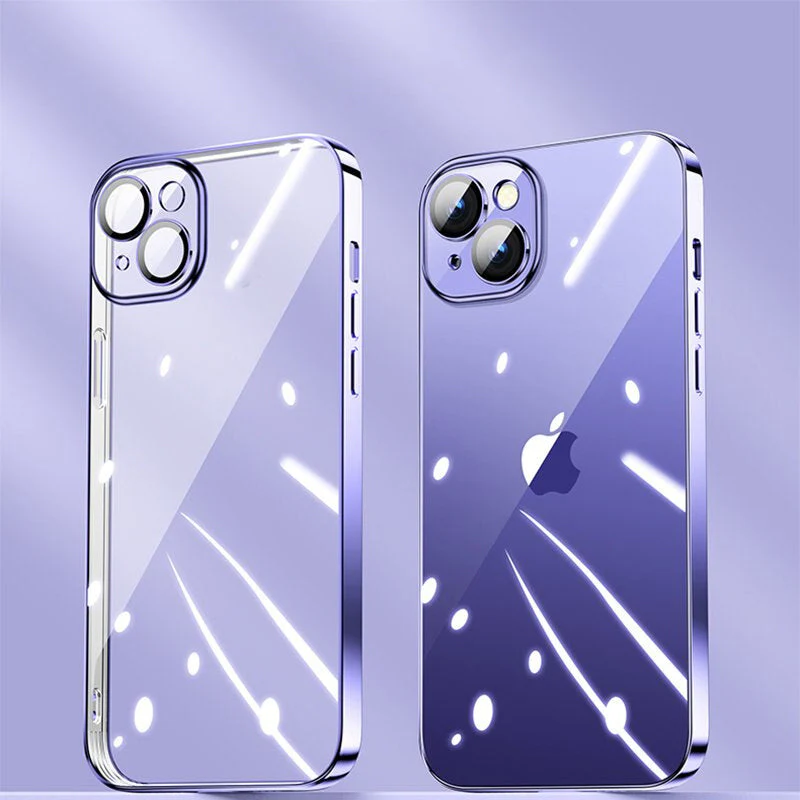 iPhone 15 Series Transparent Plating Camera Protection Case - Image 6