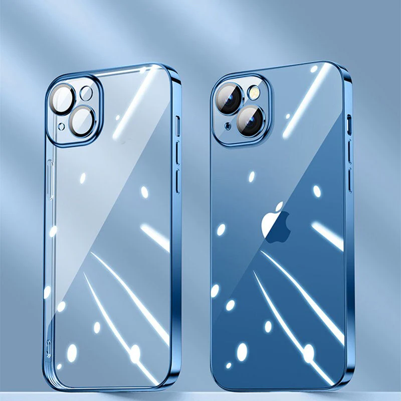 iPhone 15 Series Transparent Plating Camera Protection Case - Image 7