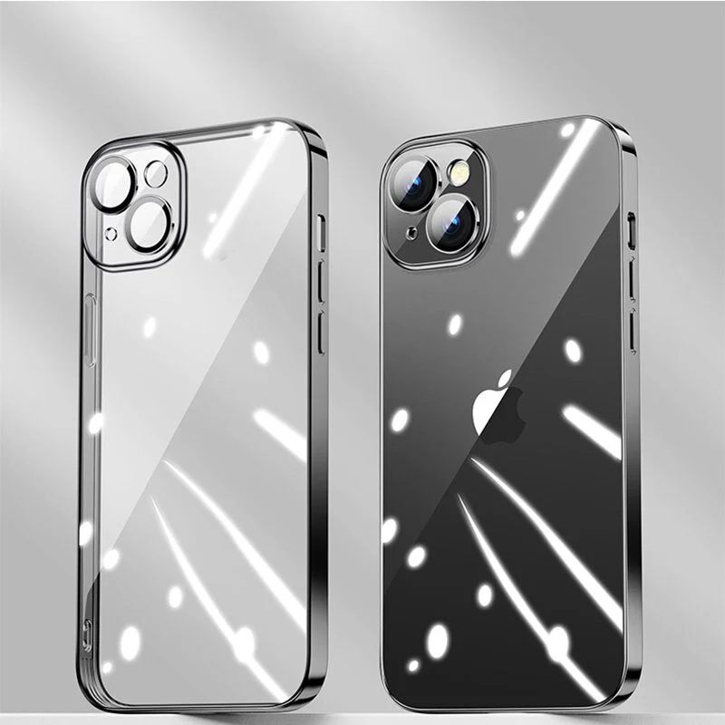 iPhone 15 Series Transparent Plating Camera Protection Case - Image 8