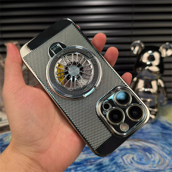 iPhone 16 Series Brilliant Spin Rotating Wheel Stand Case - Image 4