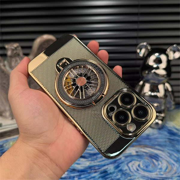 iPhone 16 Series Brilliant Spin Rotating Wheel Stand Case - Image 6