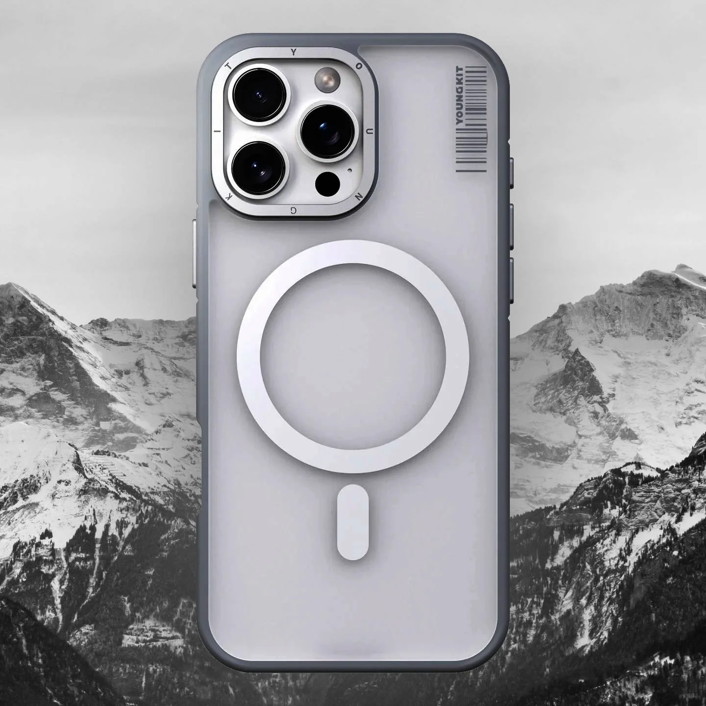 iPhone 16 Series Modish Rock Matte Texture Case - Image 4