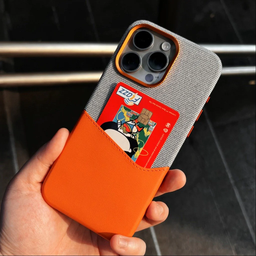 iPhone 16 Series Sleek Dual Tone Card Holder Case - Image 2