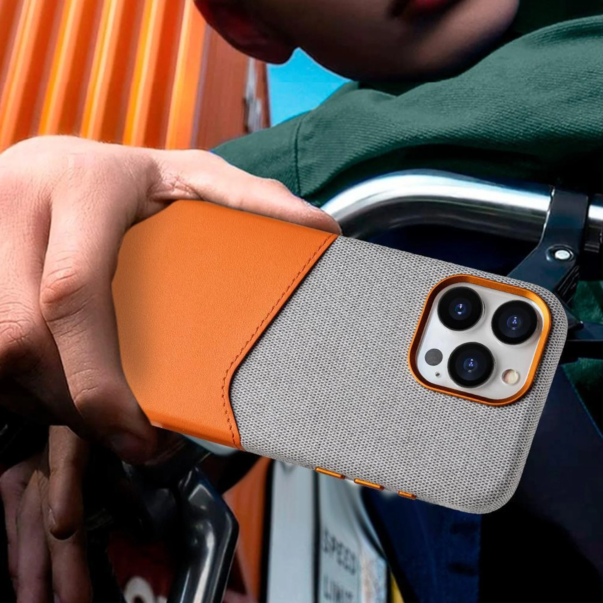 iPhone 16 Series Sleek Dual Tone Card Holder Case - Image 4