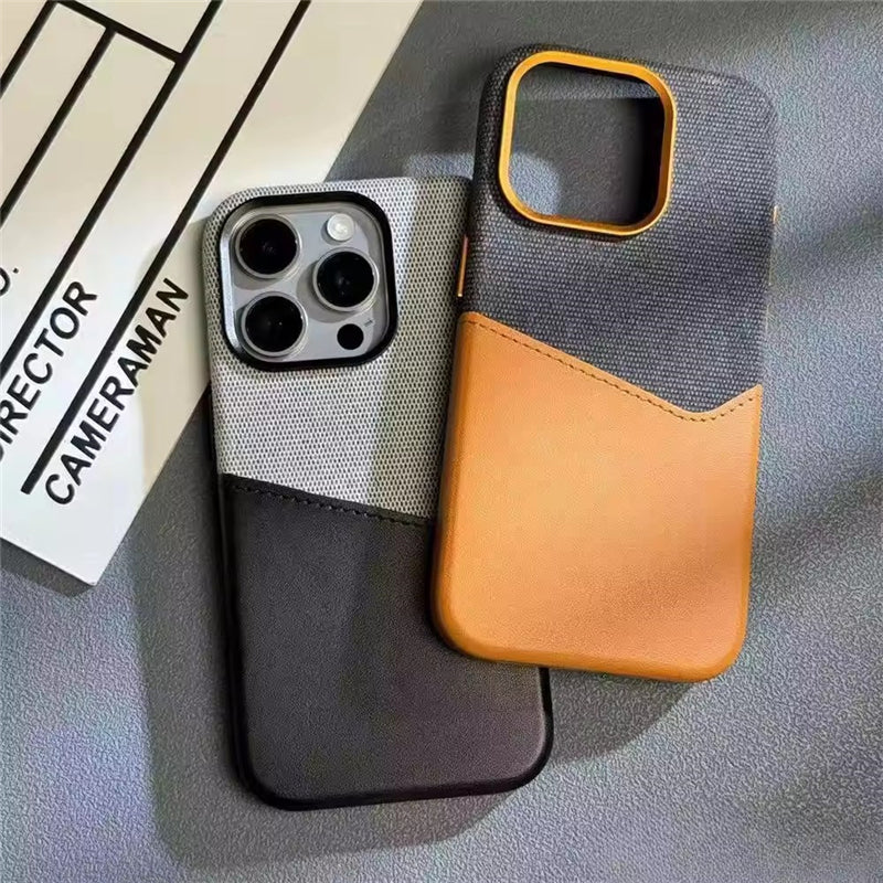 iPhone 16 Series Sleek Dual Tone Card Holder Case - Image 9