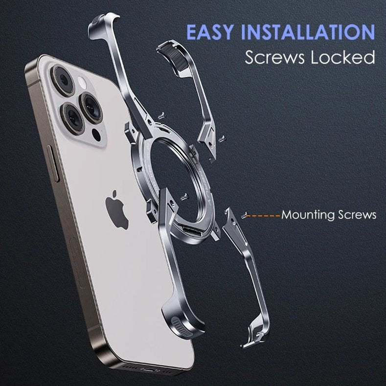iPhone 16 Series Titanium Frameless Cooling Bracket Case - Image 11