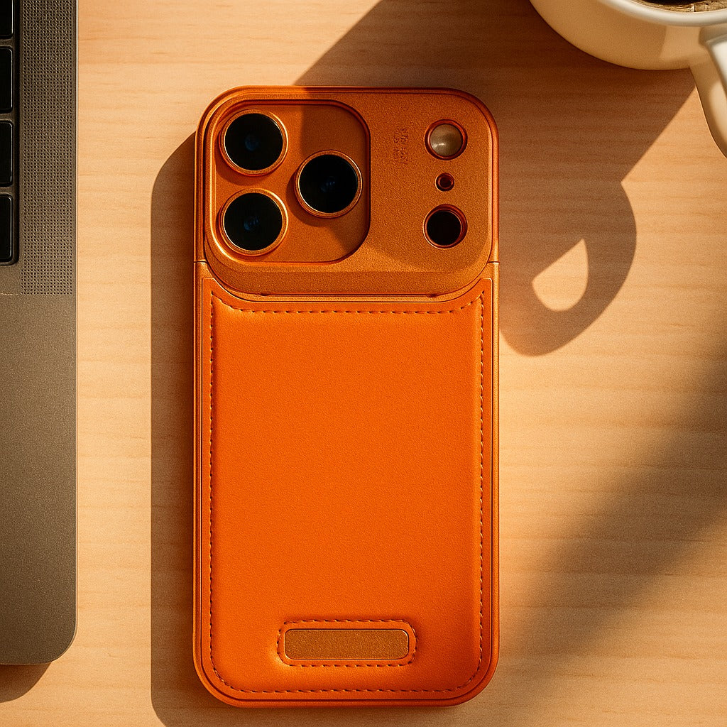 iPhone 17 Series Aero Flex Premium Metallic Leather Case - Image 6