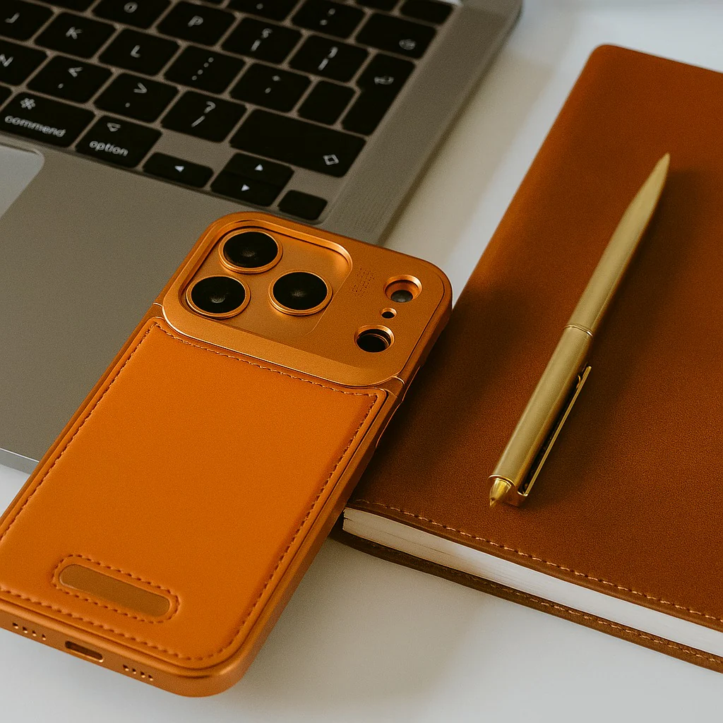 iPhone 17 Series Aero Flex Premium Metallic Leather Case - Image 7