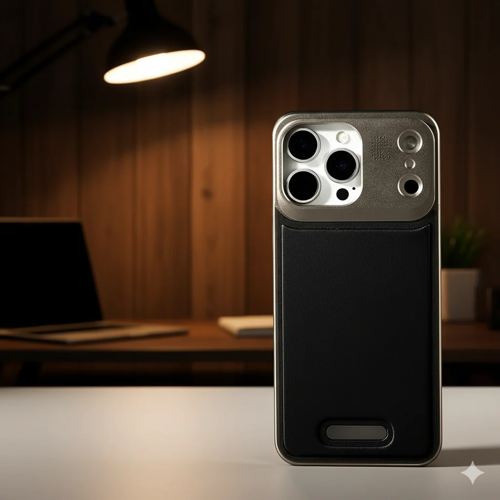 iPhone 17 Series Aero Flex Premium Metallic Leather Case - Image 8