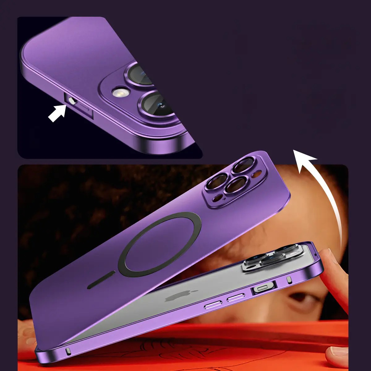 iPhone 17 Series MetallicMag Magnetic Shockproof Case - Image 15
