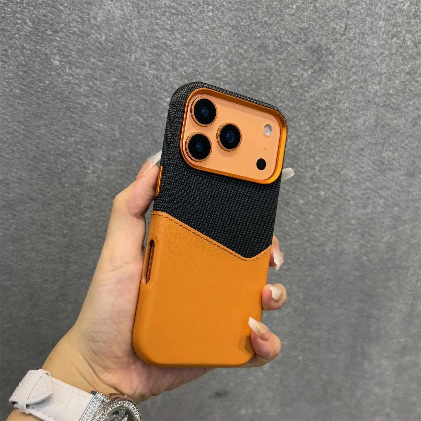 iPhone 17 Series Sleek Dual Tone Card Holder Case - Image 10