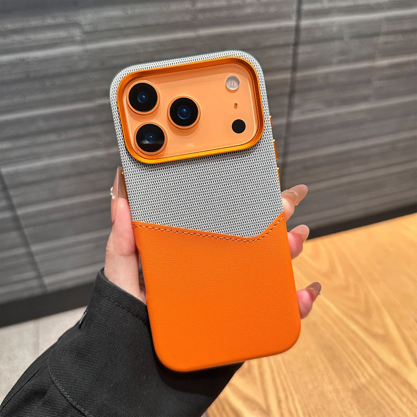 iPhone 17 Series Sleek Dual Tone Card Holder Case - Image 3