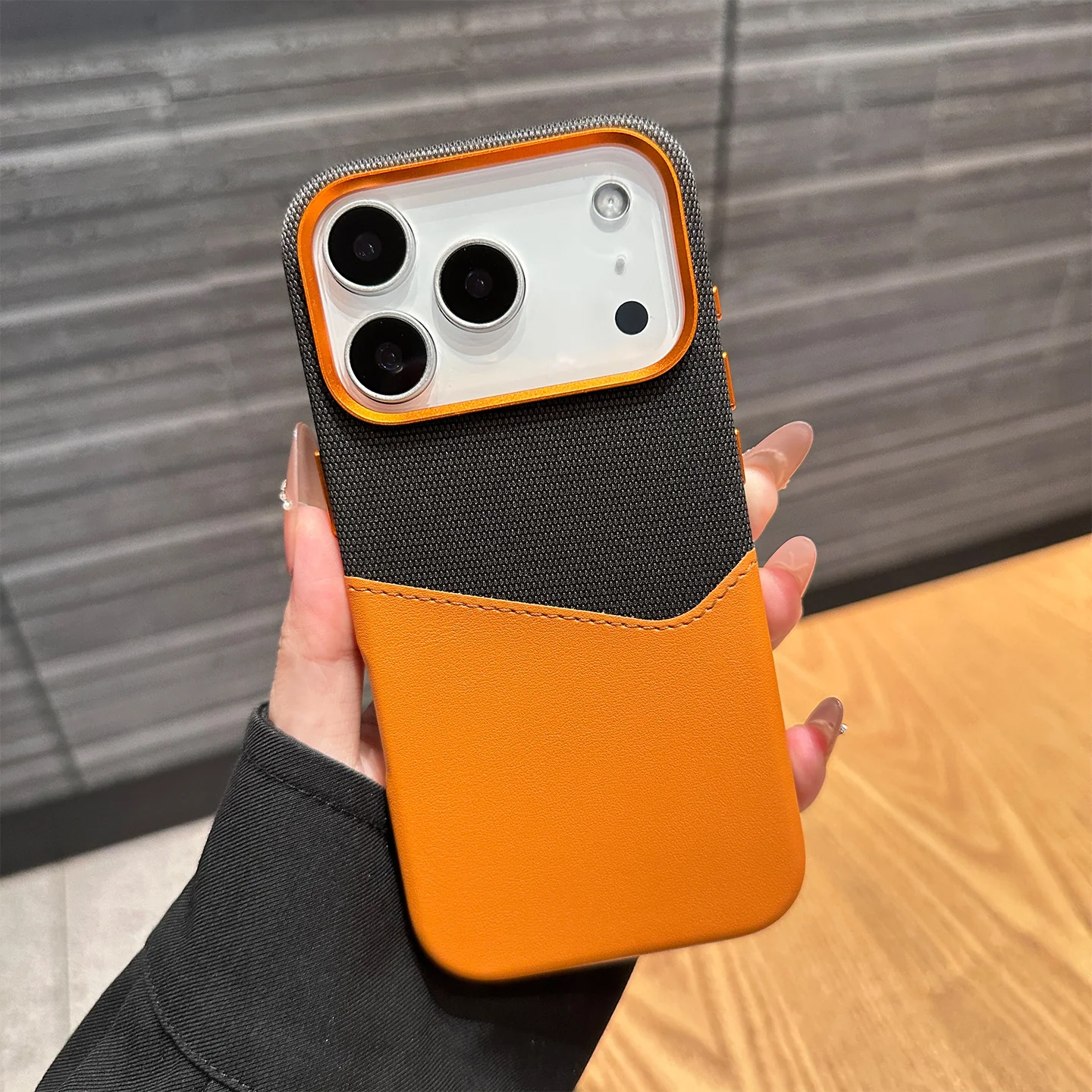 iPhone 17 Series Sleek Dual Tone Card Holder Case - Image 5