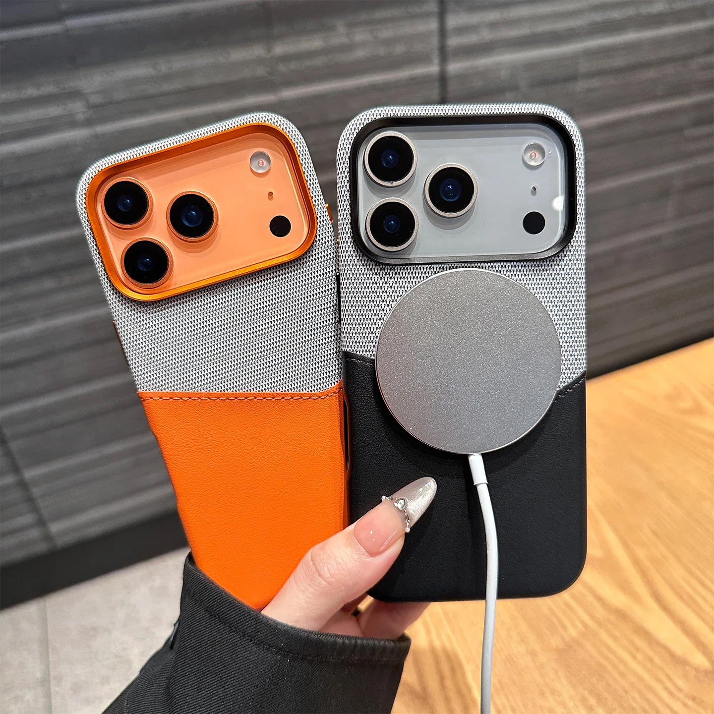 iPhone 17 Series Sleek Dual Tone Card Holder Case - Image 6