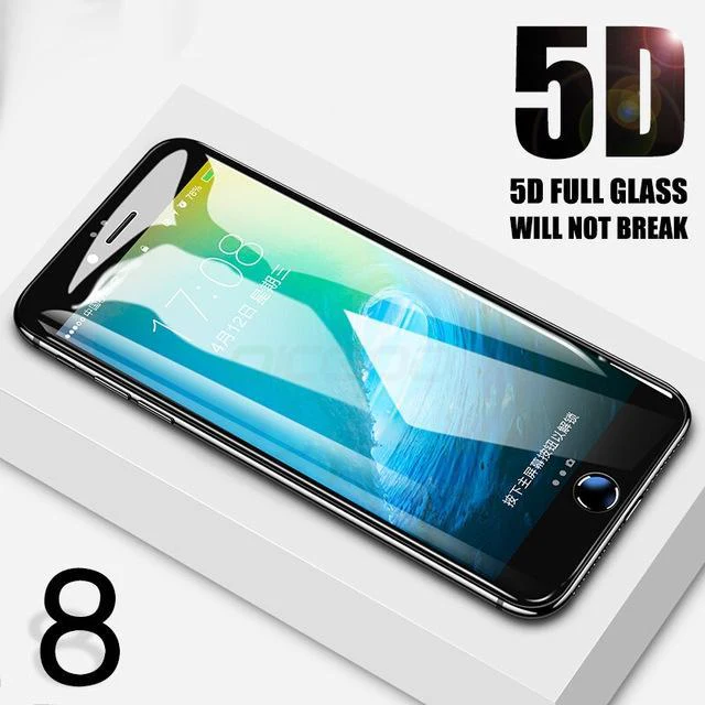 iPhone 8 5D Tempered Glass Screen Protector [100% Original] - Image 8