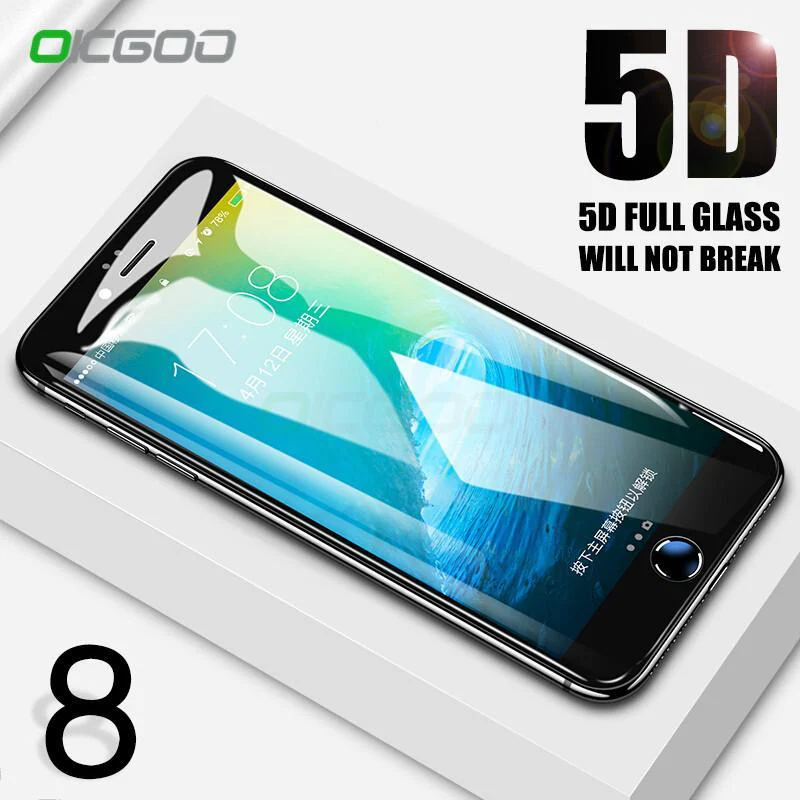 iPhone 8 5D Tempered Glass Screen Protector - Image 5