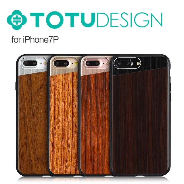 iPhone 8 Oblique Aluminium Wooden Series Vintage Case - Image 4
