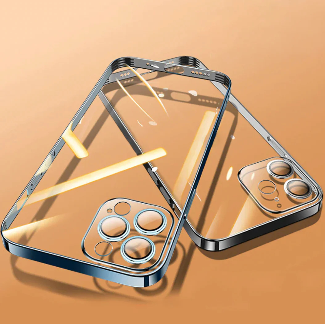 iPhone - Luxury Electroplating Clear Camera Protective Soft TPU Case - Image 3
