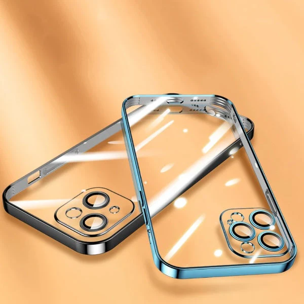iPhone - Luxury Electroplating Clear Camera Protective Soft TPU Case - Image 4
