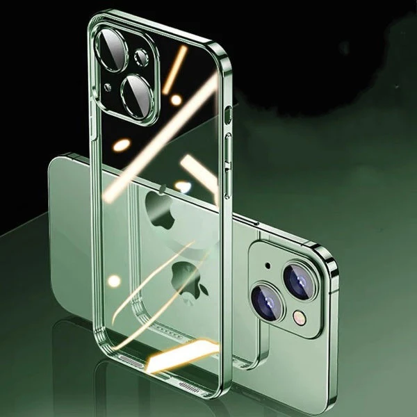 iPhone - Luxury Electroplating Clear Camera Protective Soft TPU Case - Image 5