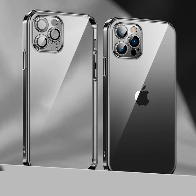 iPhone - Luxury Electroplating Clear Camera Protective Soft TPU Case - Image 6
