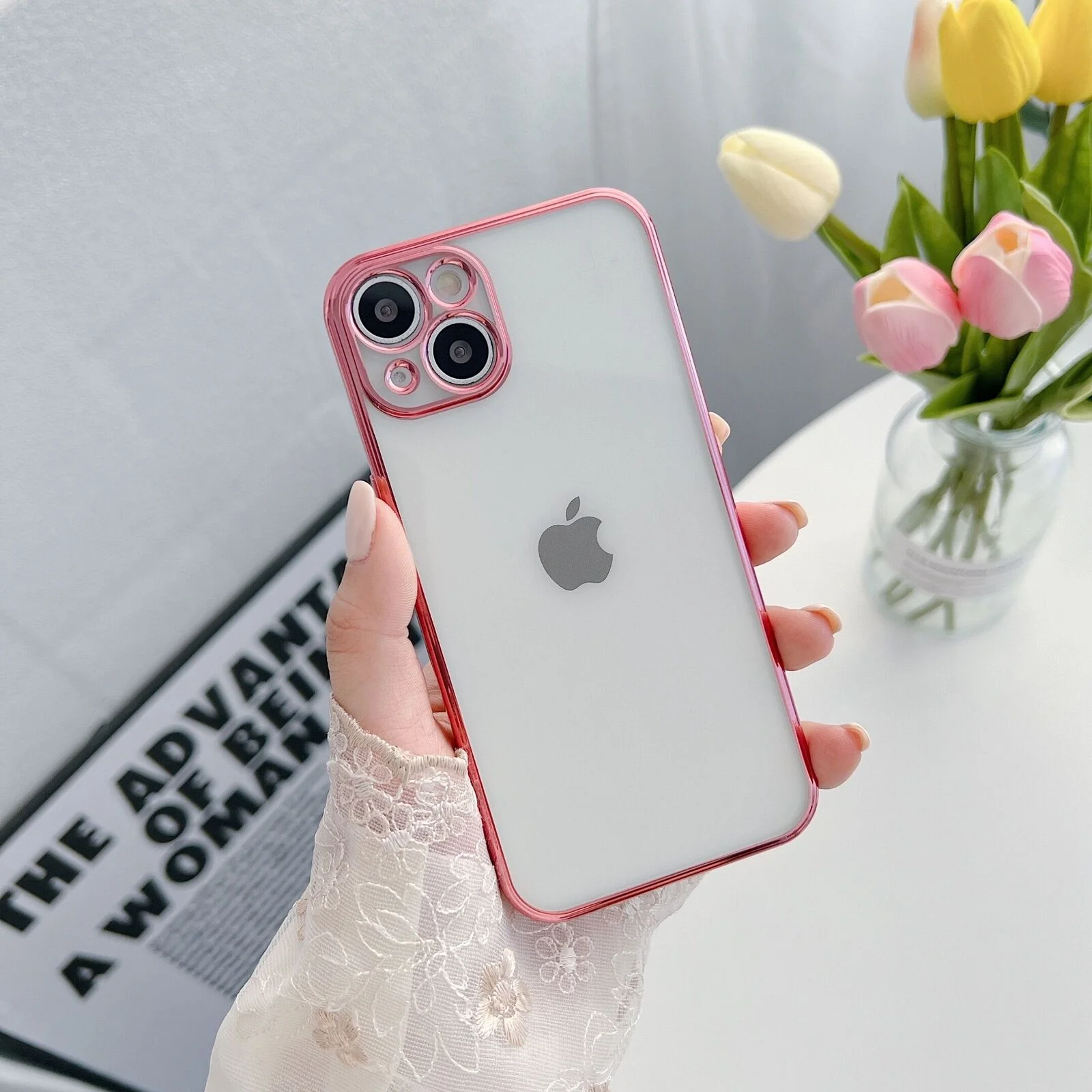 iPhone - Luxury Electroplating Clear Camera Protective Soft TPU Case - Image 8