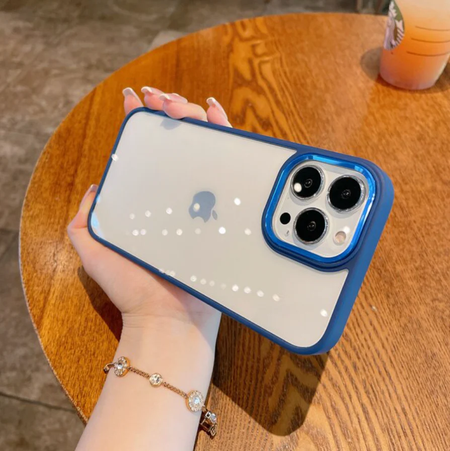 Transparent Acrylic Metal Lens Camera Case - Image 3
