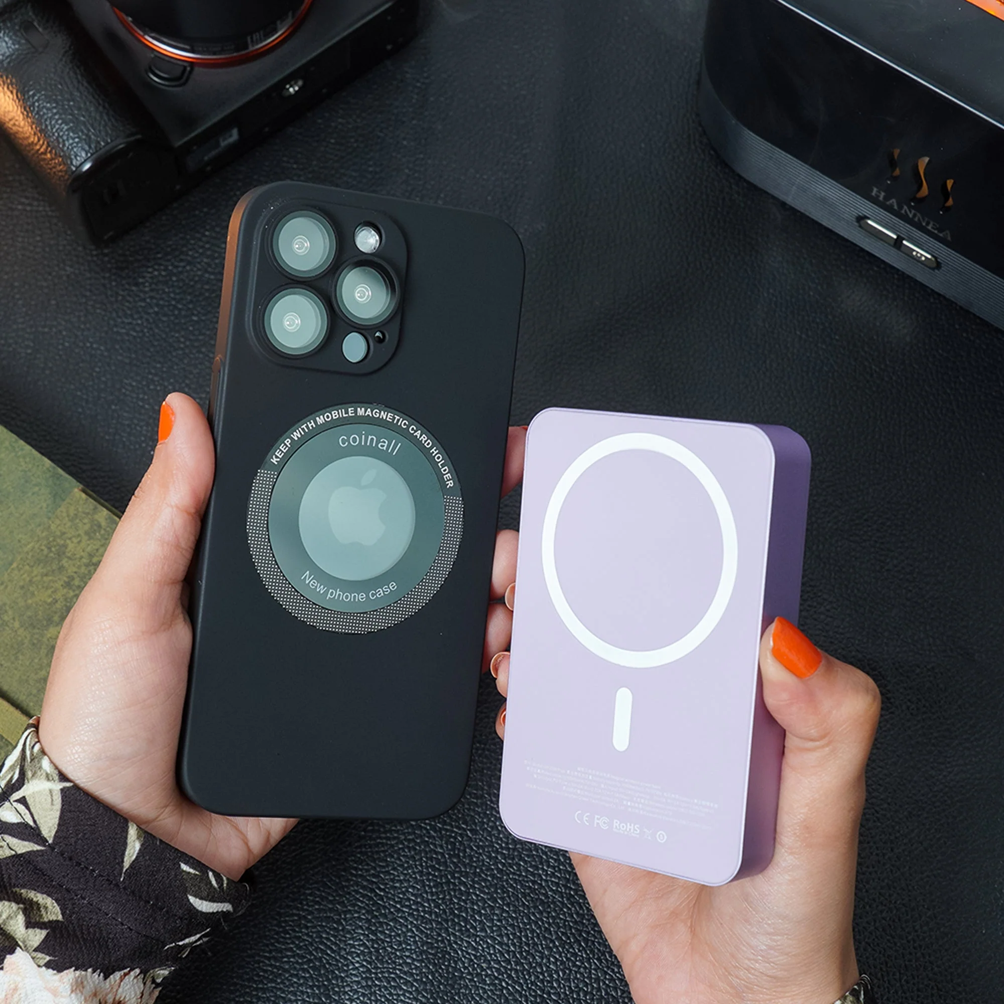 iPhone Frosted Magnetic Holder Case - Image 6