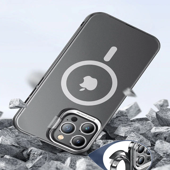 Frosted Matte Case With Kickstand Ring - iPhone - Image 3