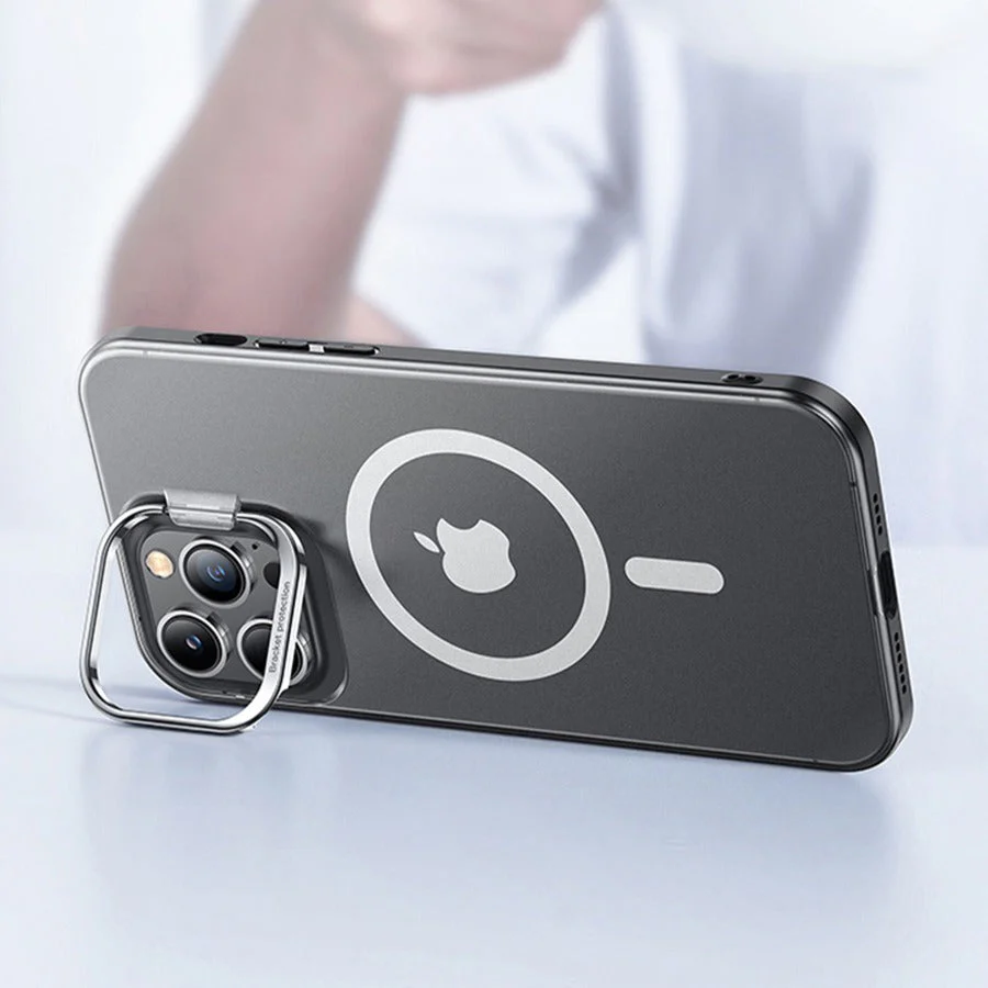 Frosted Matte Case With Kickstand Ring - iPhone - Image 5