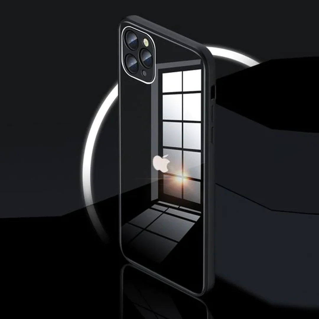 iPhone - Glass Plating Logo Case With Tempered Glass - Image 6