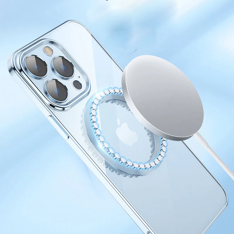 Luxury Plating Transparent MagSafe Case - iPhone - Image 4