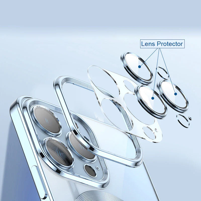Luxury Plating Transparent MagSafe Case - iPhone - Image 5