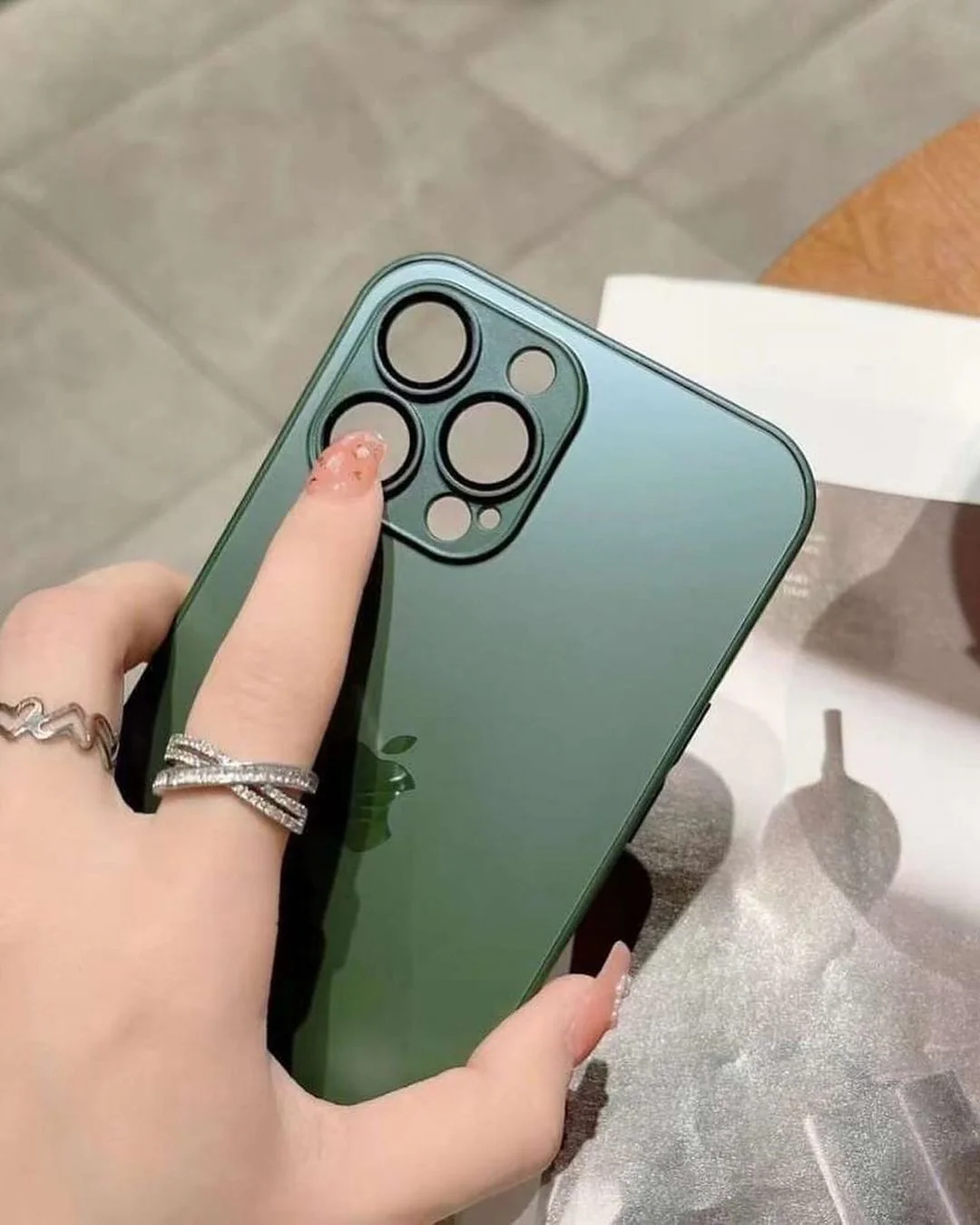 Matte Glass Camera Lens Shell Case - iPhone - Image 9