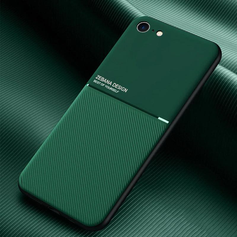 iPhone SE (2020) Carbon Fiber Twill Pattern Soft TPU Case - Image 4